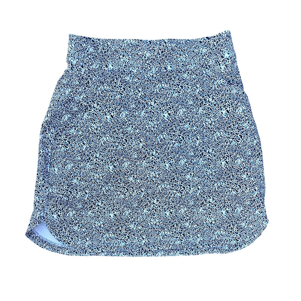 NWT Peter Millar UPF 50 blue print golf, pickleball athleisure skort size XS